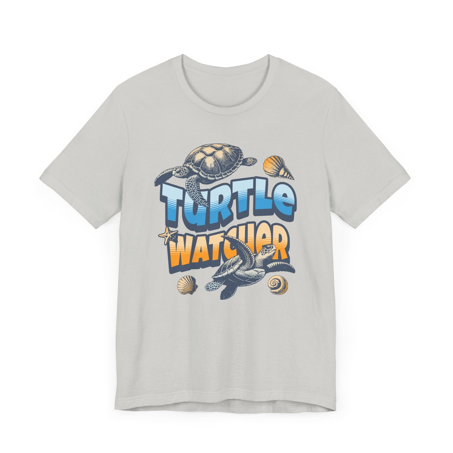 Turtle Watcher Unisex Jersey Short Sleeve Tee. Great gift for the nature lover. Birthday gift. Head to the beach to see the turtles