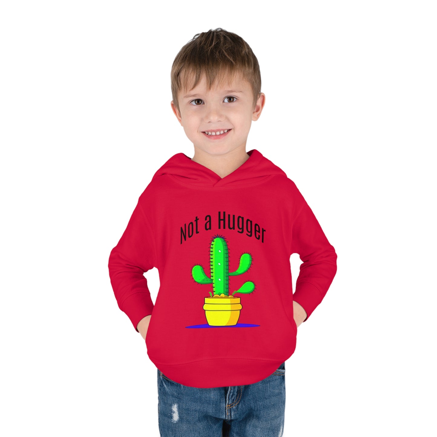 Not a Hugger Toddler Pullover Fleece Hoodie