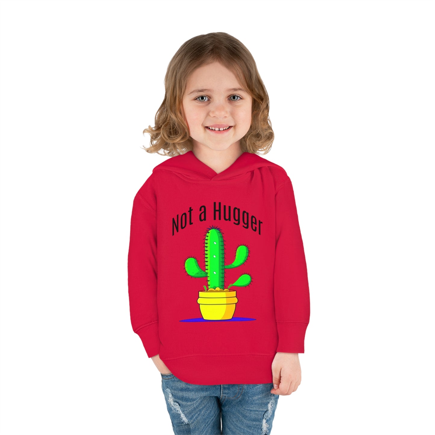 Not a Hugger Toddler Pullover Fleece Hoodie