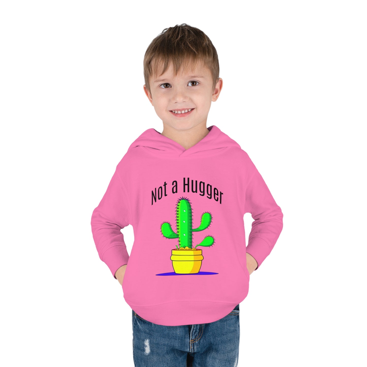 Not a Hugger Toddler Pullover Fleece Hoodie