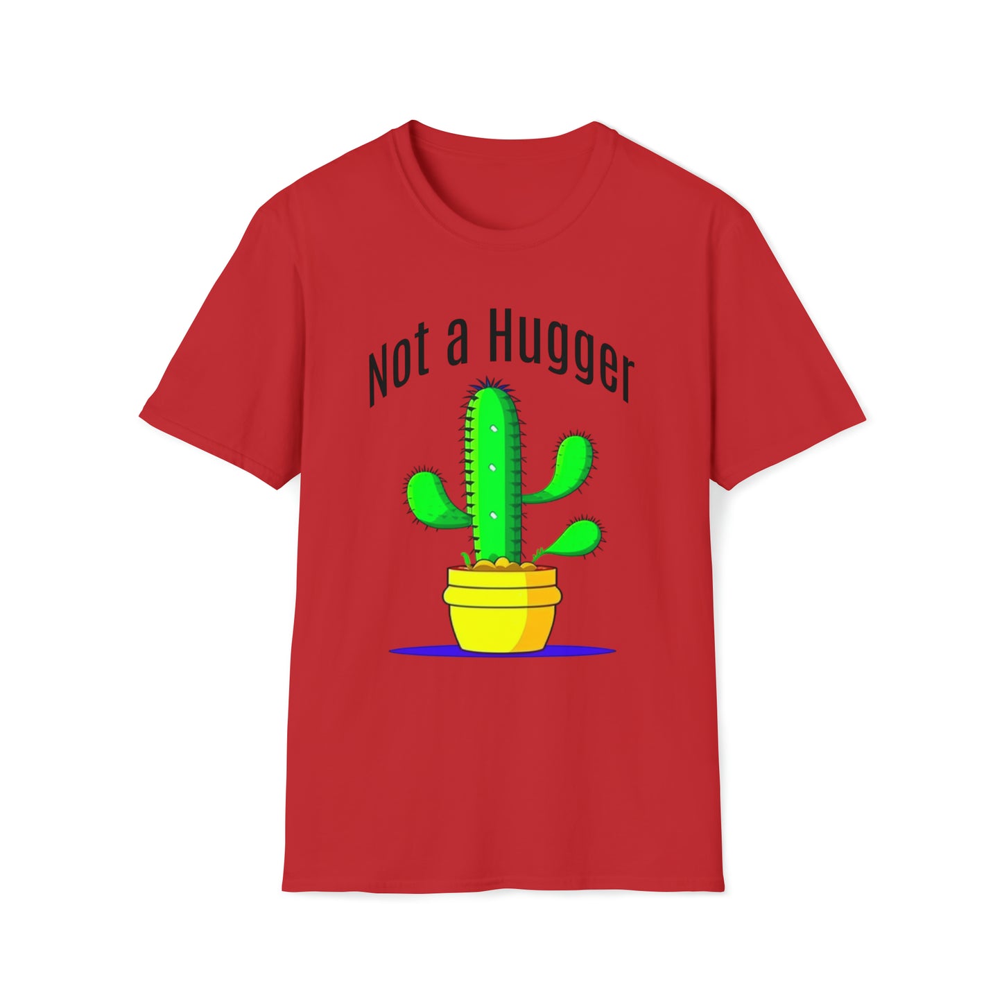 Not a Hugger Softstyle Unisex T-Shirt for someone who appreciates personal space and values their own bubble.