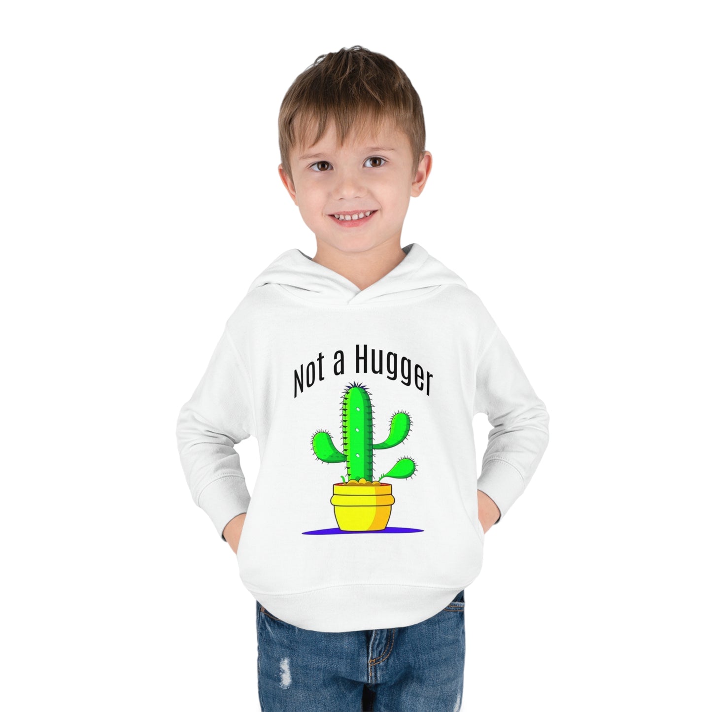 Not a Hugger Toddler Pullover Fleece Hoodie