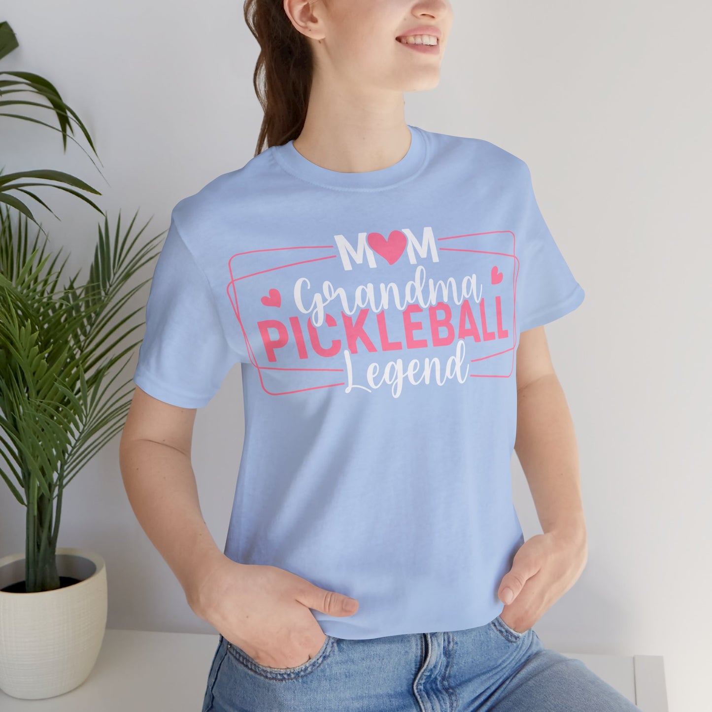 Mom Grandma Pickleball legend Unisex Jersey Short Sleeve Tee. Gift for Mom, Gift for Grandma