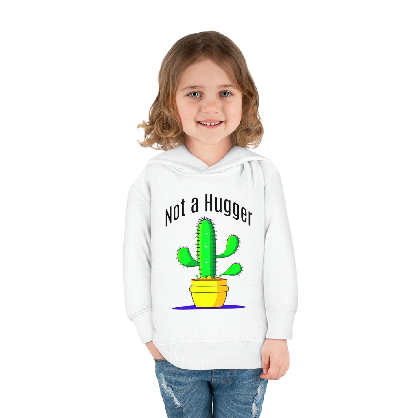 Not a Hugger Toddler Pullover Fleece Hoodie