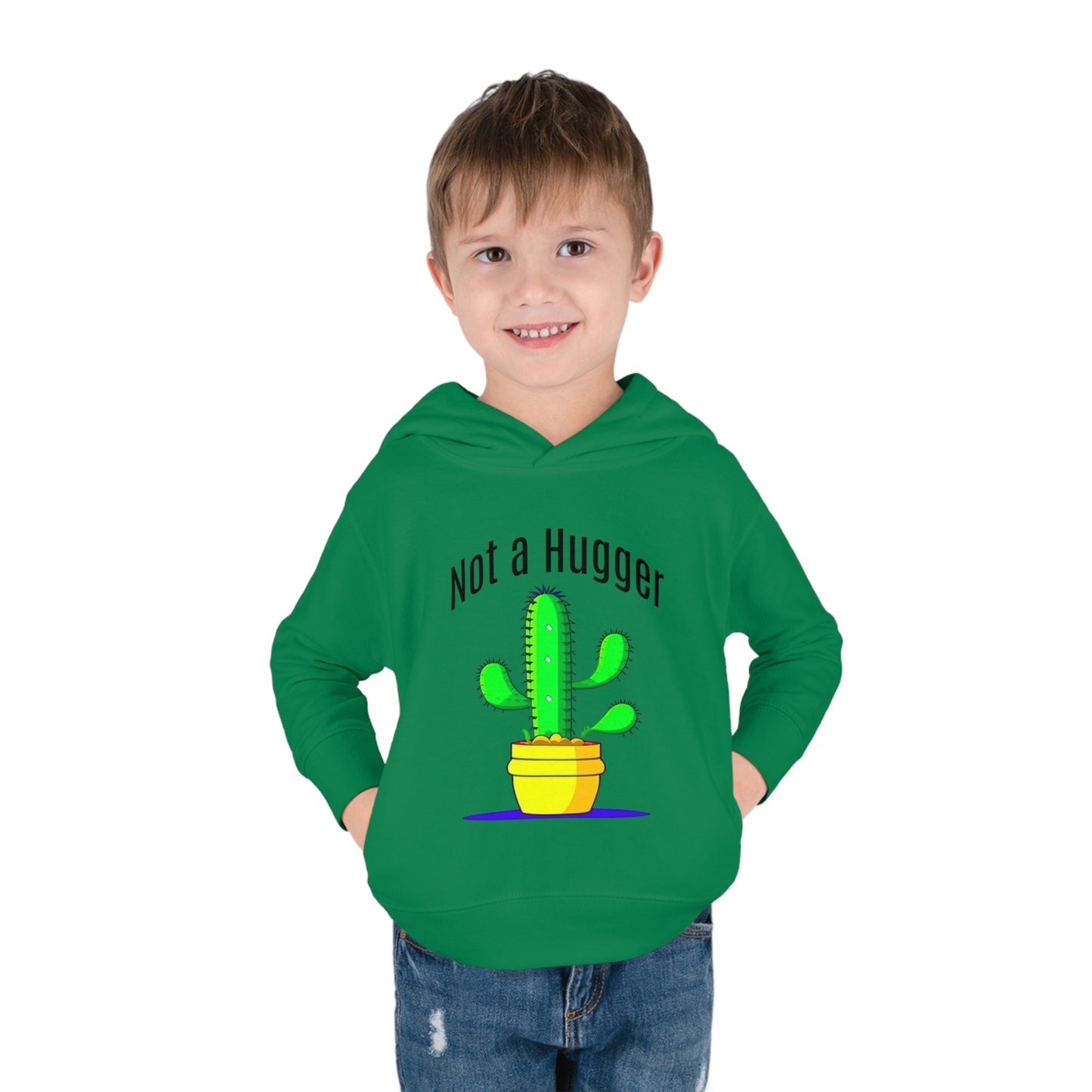 Not a Hugger Toddler Pullover Fleece Hoodie