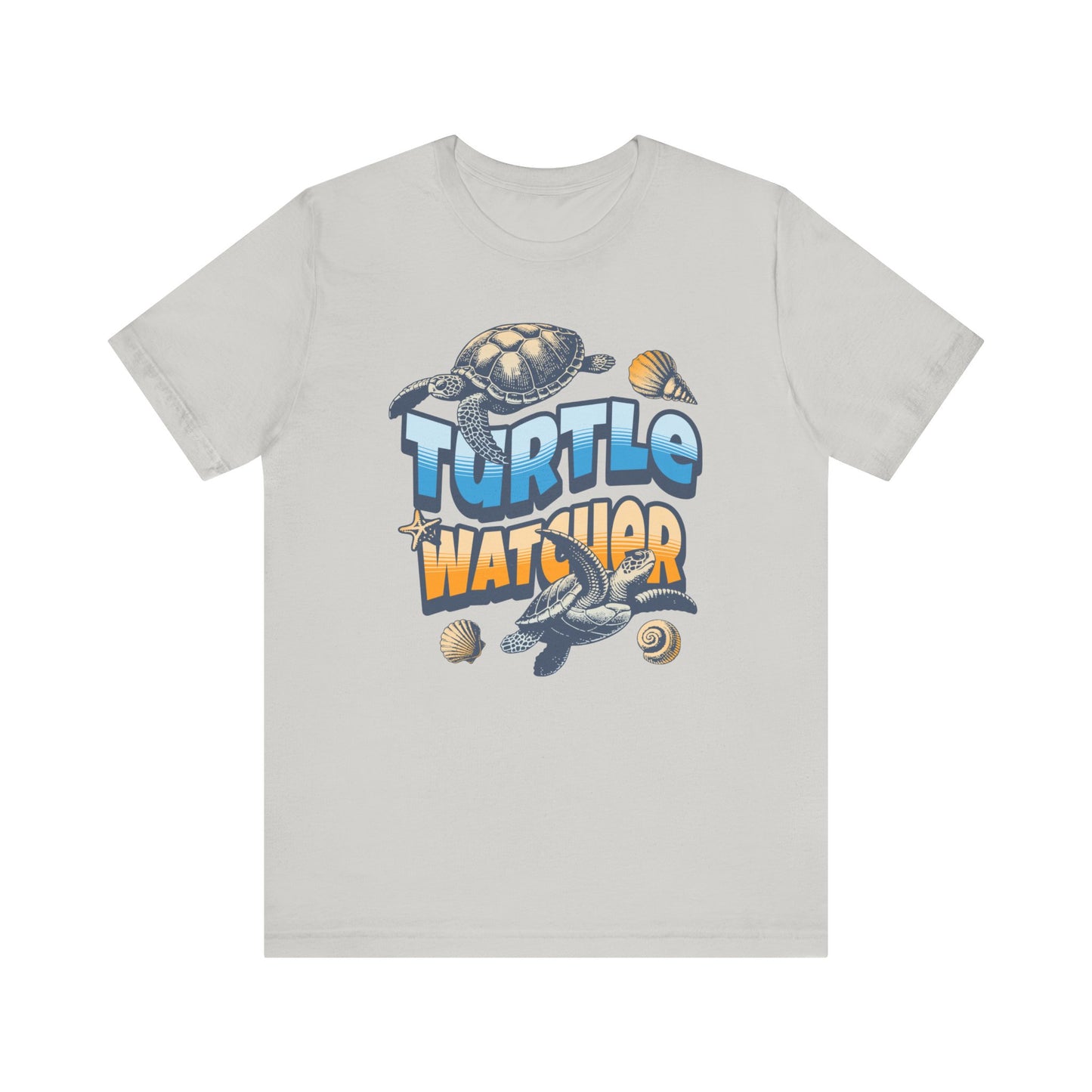 Turtle Watcher Unisex Jersey Short Sleeve Tee. Great gift for the nature lover. Birthday gift. Head to the beach to see the turtles