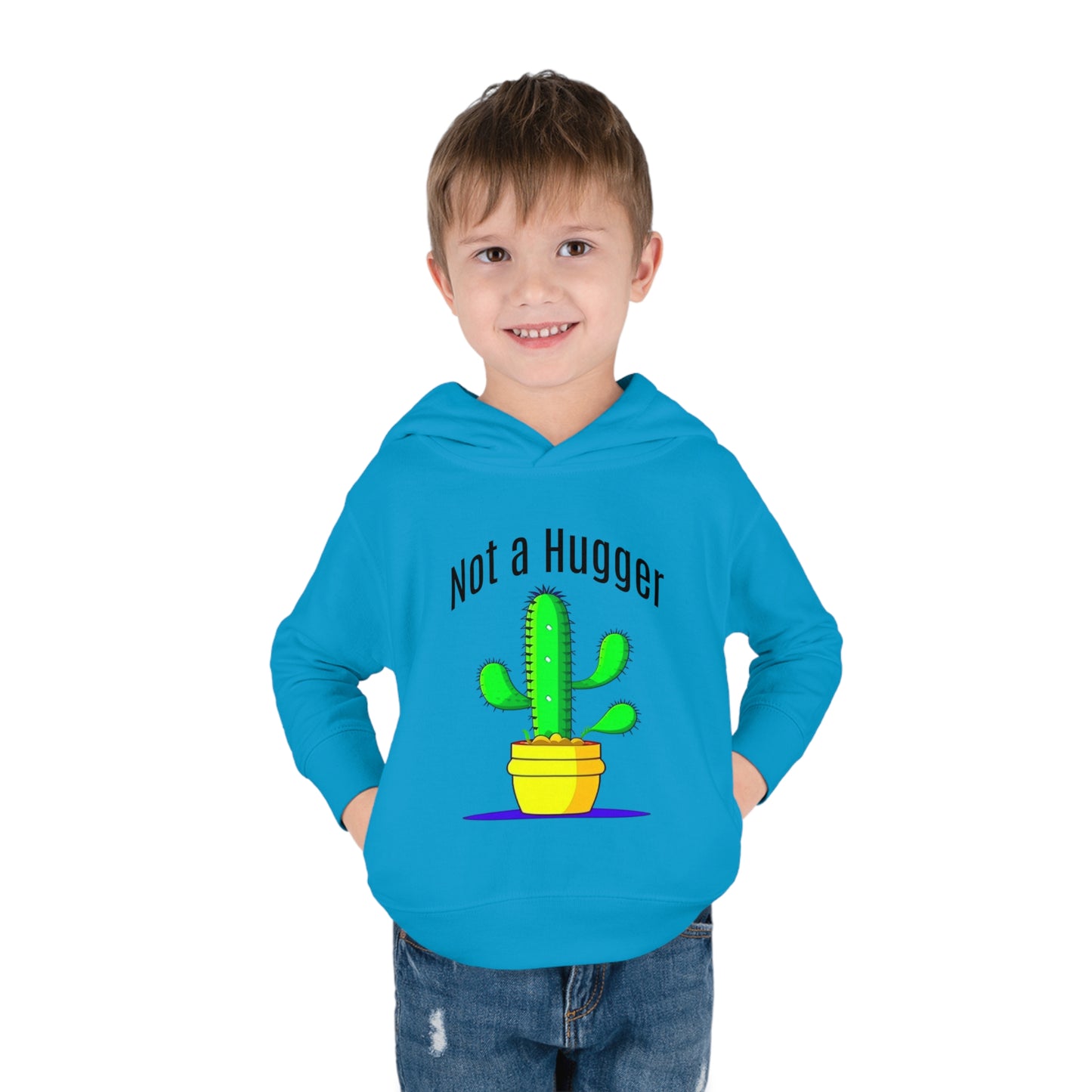 Not a Hugger Toddler Pullover Fleece Hoodie