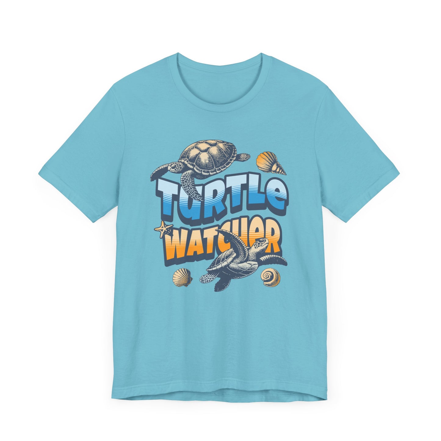 Turtle Watcher Unisex Jersey Short Sleeve Tee. Great gift for the nature lover. Birthday gift. Head to the beach to see the turtles