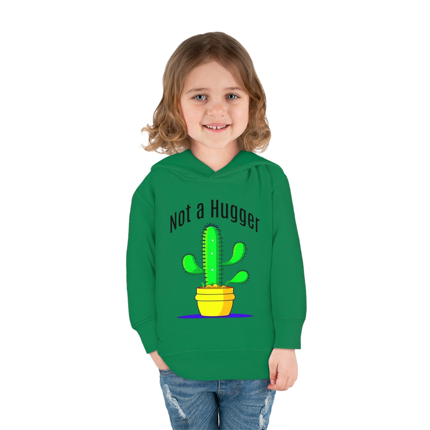 Not a Hugger Toddler Pullover Fleece Hoodie