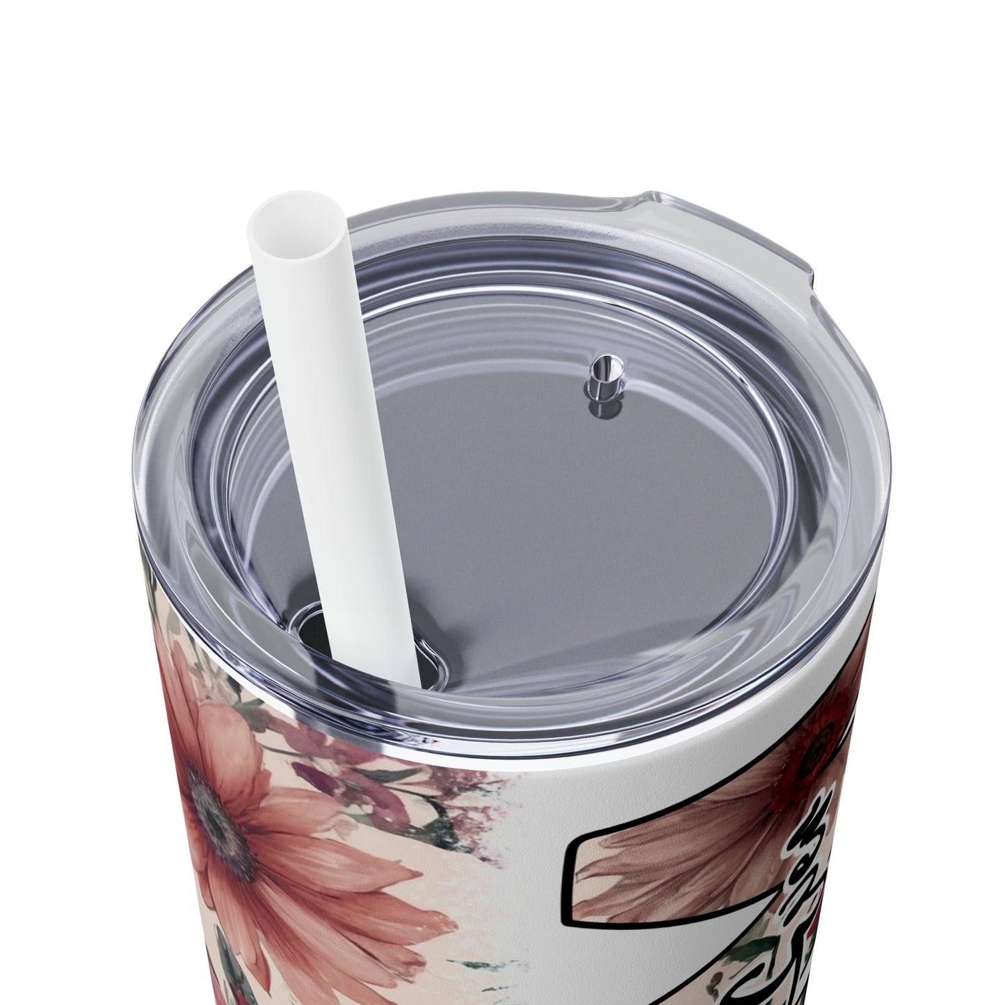 Best Mom Ever, Gift for Mom, Mother's Day Gift, Skinny Tumbler with Straw, 20oz