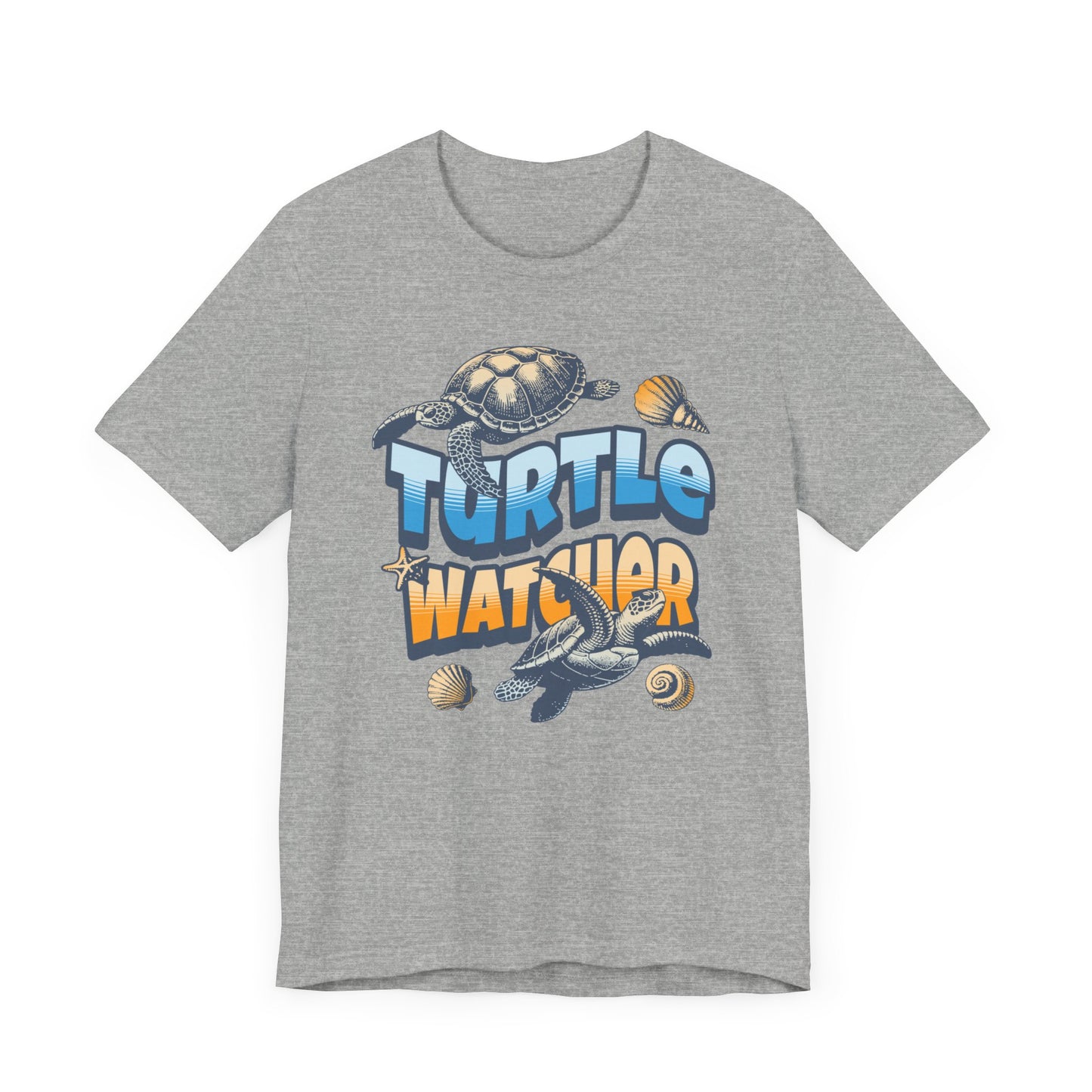 Turtle Watcher Unisex Jersey Short Sleeve Tee. Great gift for the nature lover. Birthday gift. Head to the beach to see the turtles