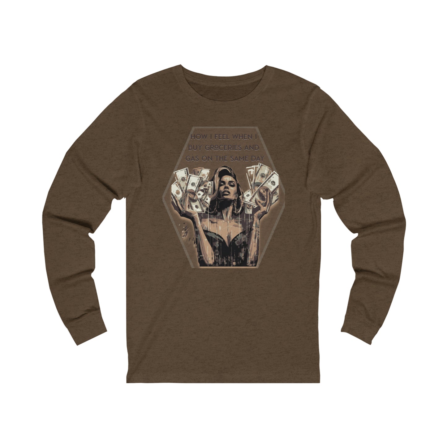 Women's T-shirt | How I feel when I buy Groceries and Gas on the Same Day