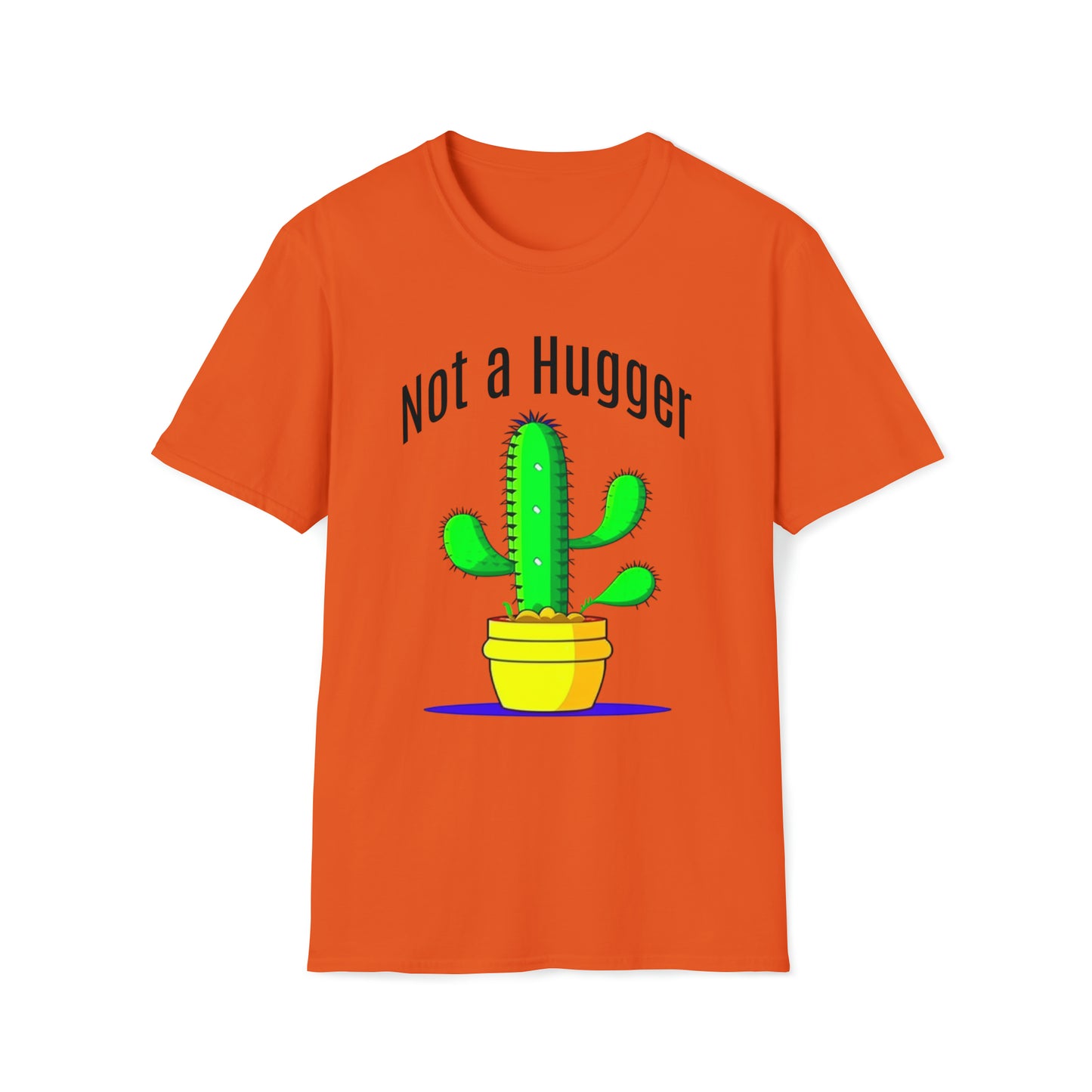 Not a Hugger Softstyle Unisex T-Shirt for someone who appreciates personal space and values their own bubble.