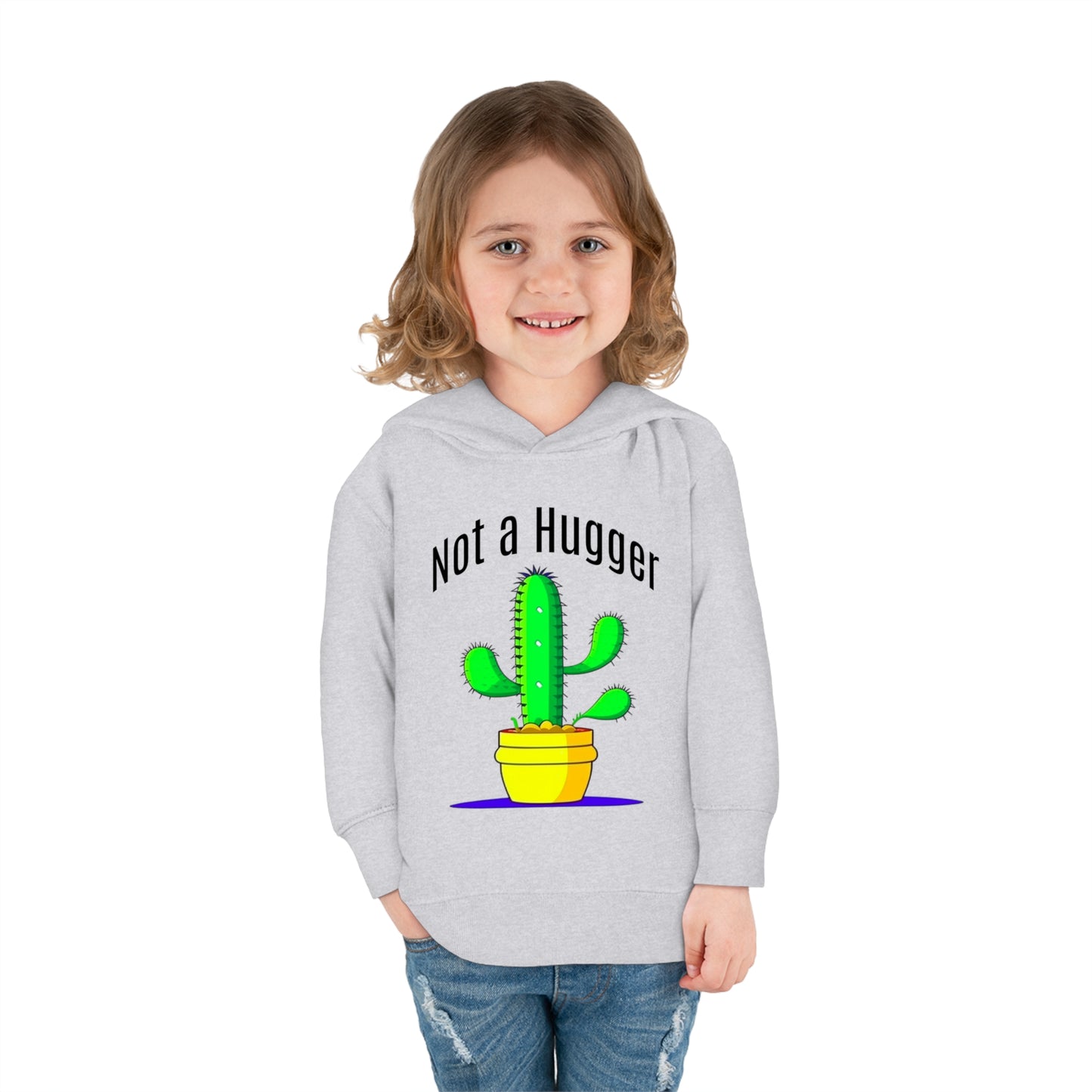 Not a Hugger Toddler Pullover Fleece Hoodie