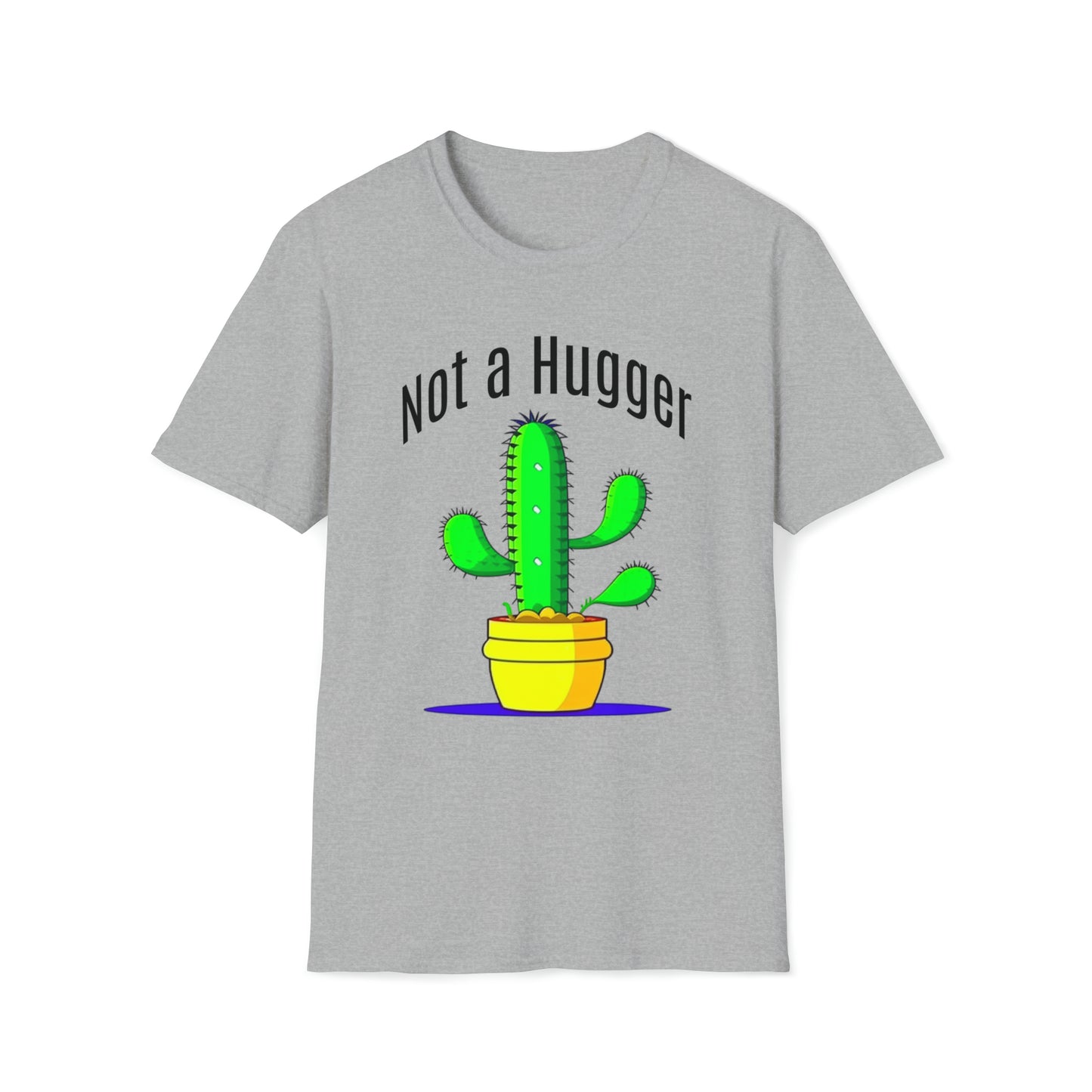 Not a Hugger Softstyle Unisex T-Shirt for someone who appreciates personal space and values their own bubble.