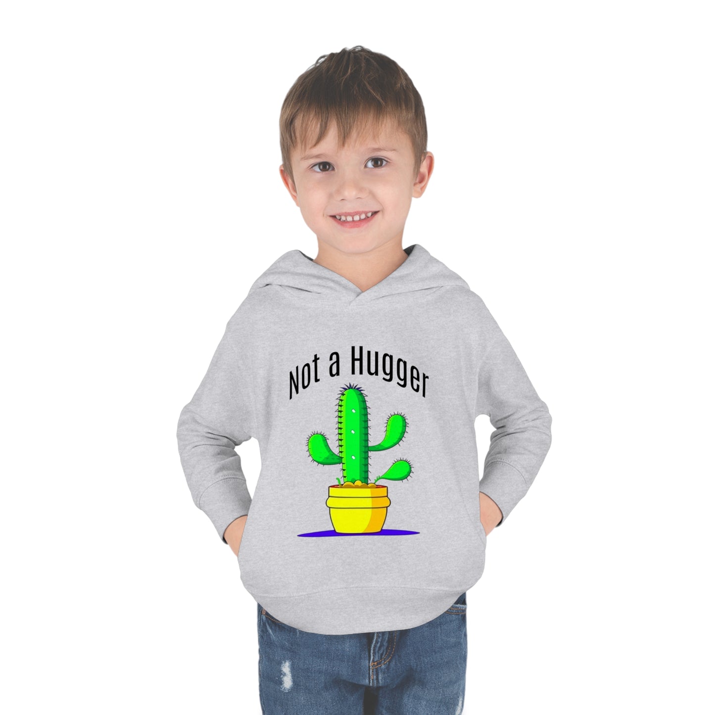 Not a Hugger Toddler Pullover Fleece Hoodie