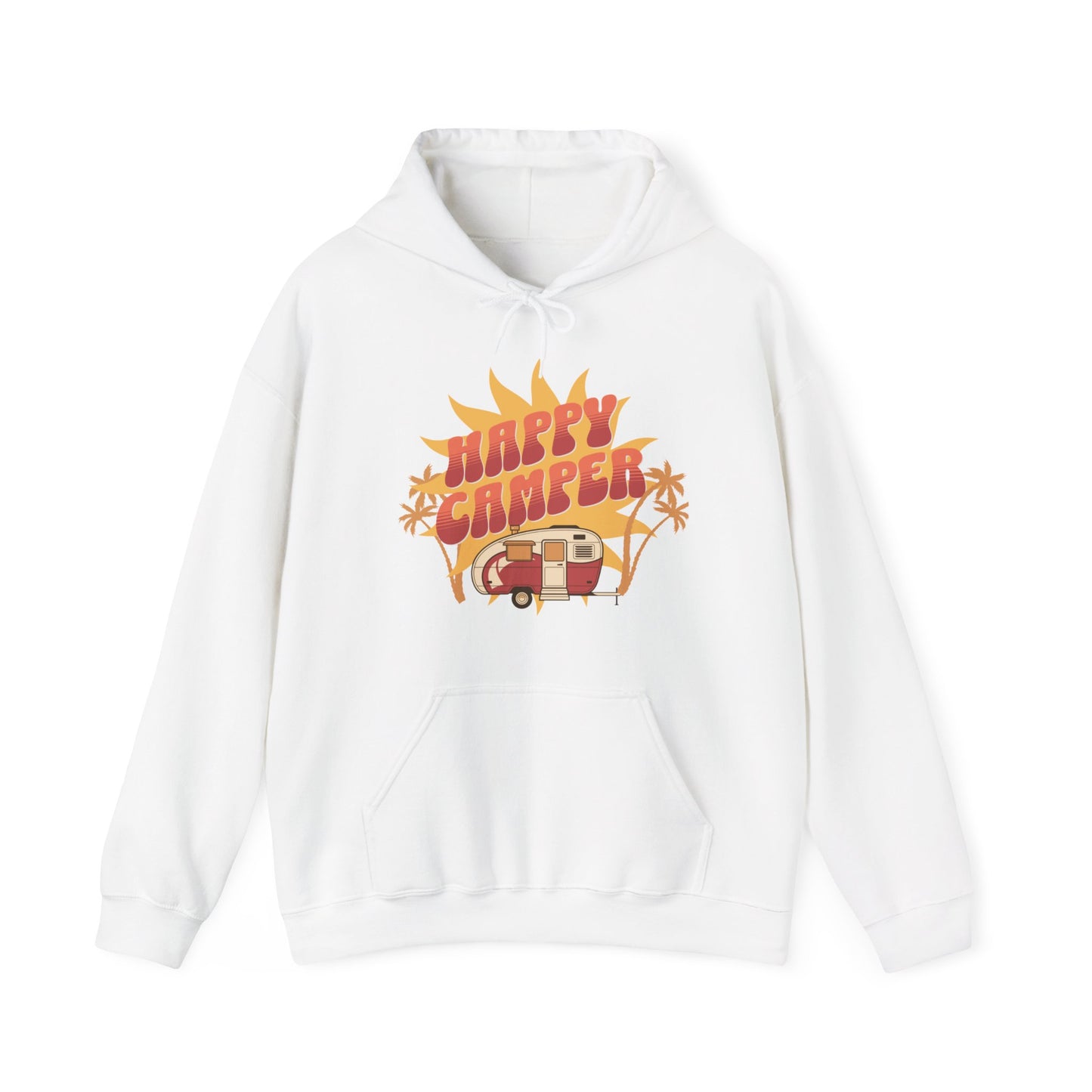 Happy Camper Unisex Hooded Sweatshirt