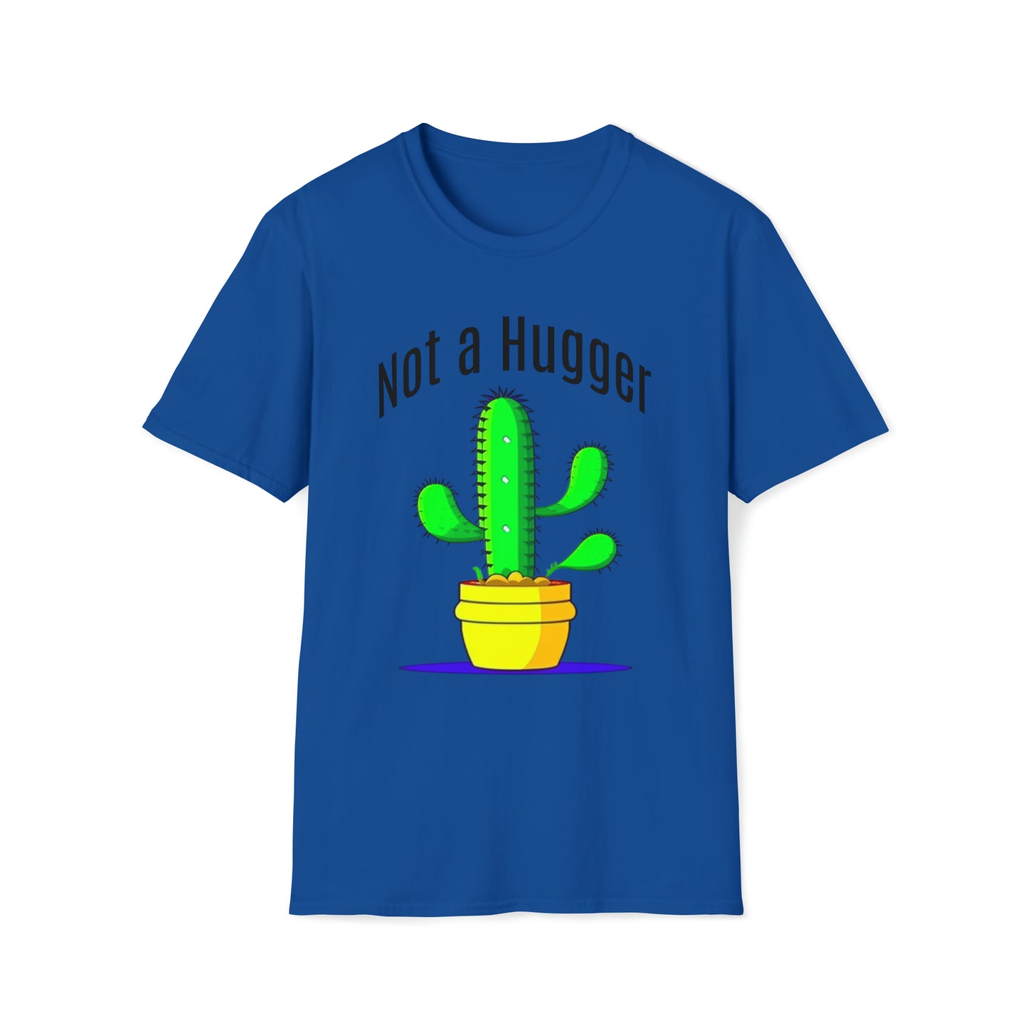 Not a Hugger Softstyle Unisex T-Shirt for someone who appreciates personal space and values their own bubble.