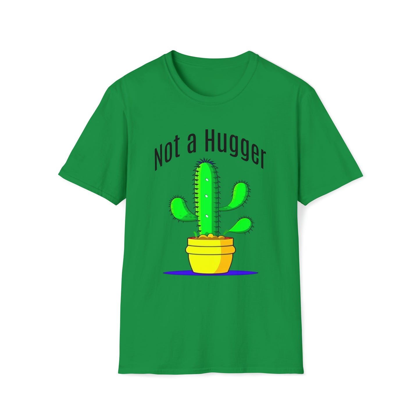 Not a Hugger Softstyle Unisex T-Shirt for someone who appreciates personal space and values their own bubble.