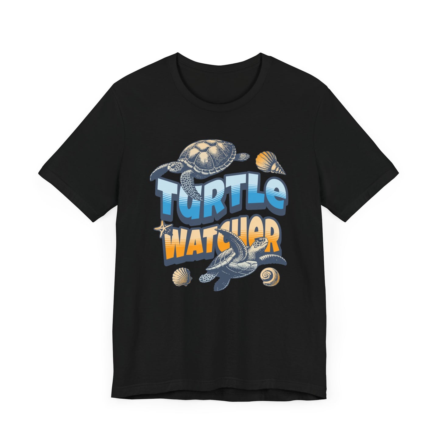 Turtle Watcher Unisex Jersey Short Sleeve Tee. Great gift for the nature lover. Birthday gift. Head to the beach to see the turtles
