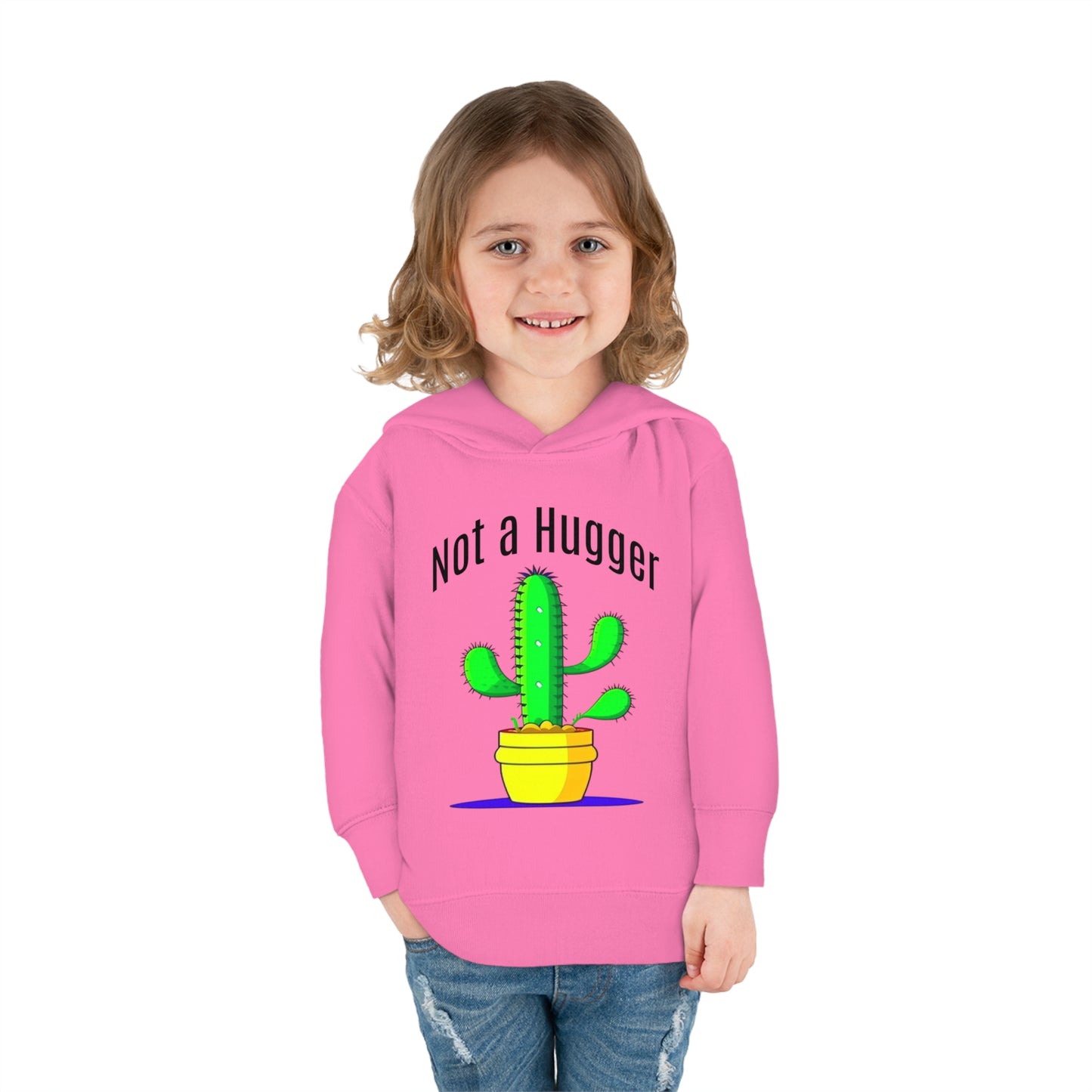 Not a Hugger Toddler Pullover Fleece Hoodie