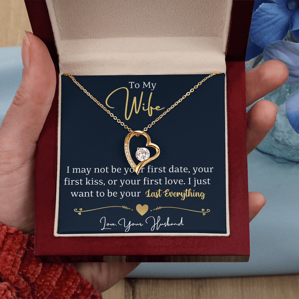 To my wife - forever love necklace