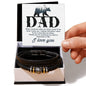 Father's Day gift. Leather bracelet to show Dad how much you love him. With Message Card