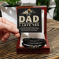 Father's Day gift. Leather bracelet to show Dad how much you love him