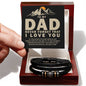 Father's Day gift. Leather bracelet to show Dad how much you love him