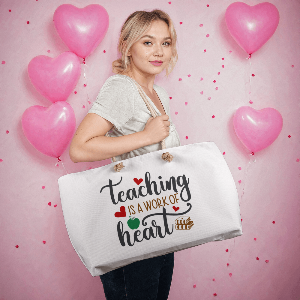 Teacher appreciation tote bag