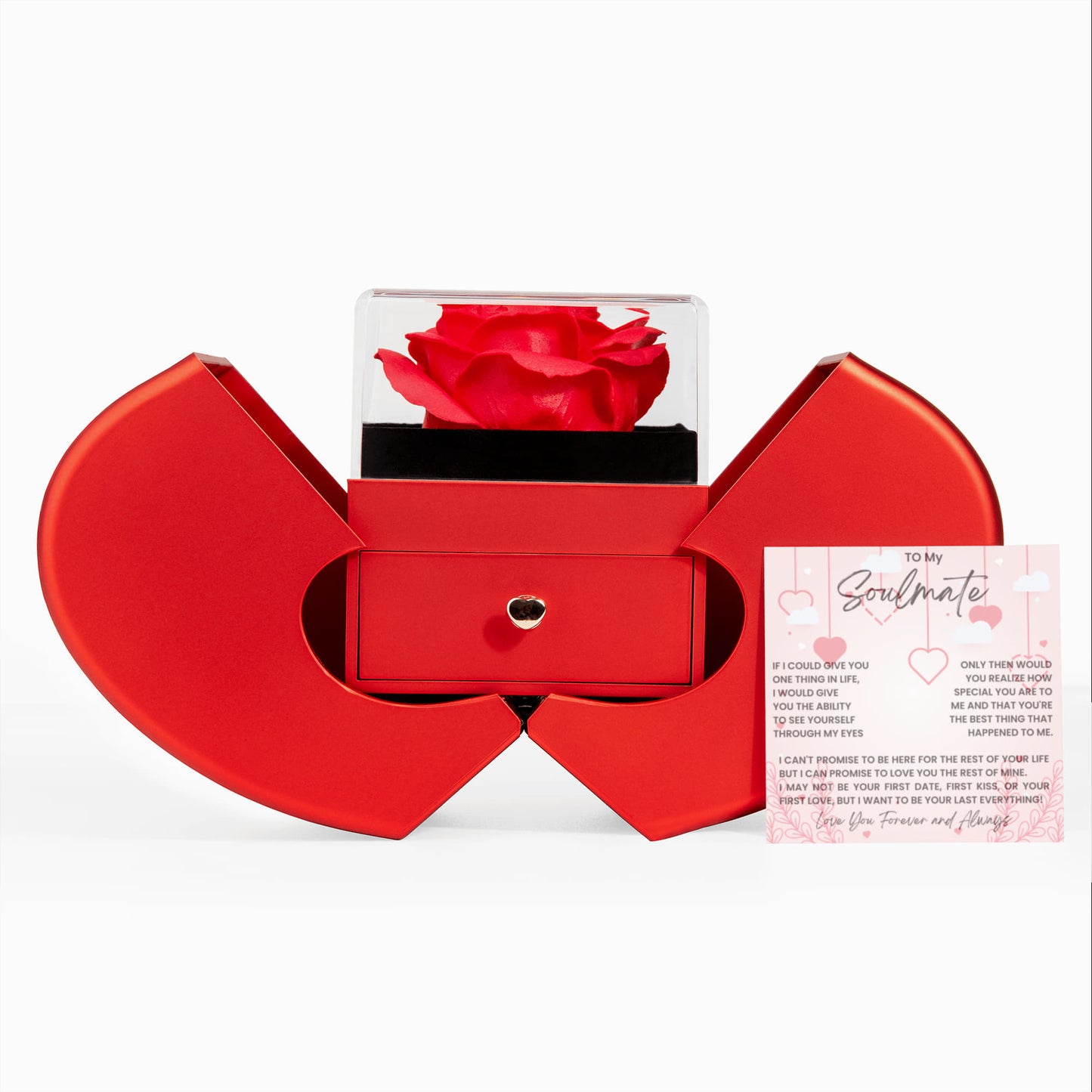 To my soulmate forever love in heart box