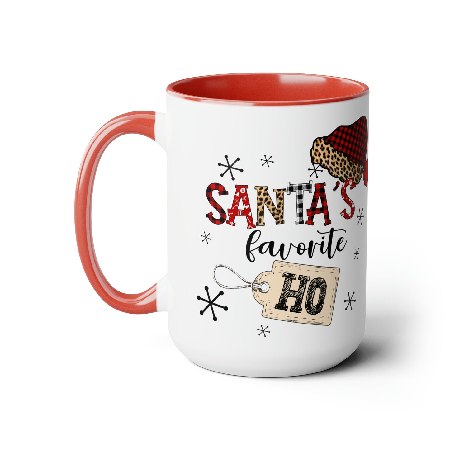 Santa's Favorite Ho | Fun Christmas Mug | Coffee Mugs, 15oz | 2 colors to choose from