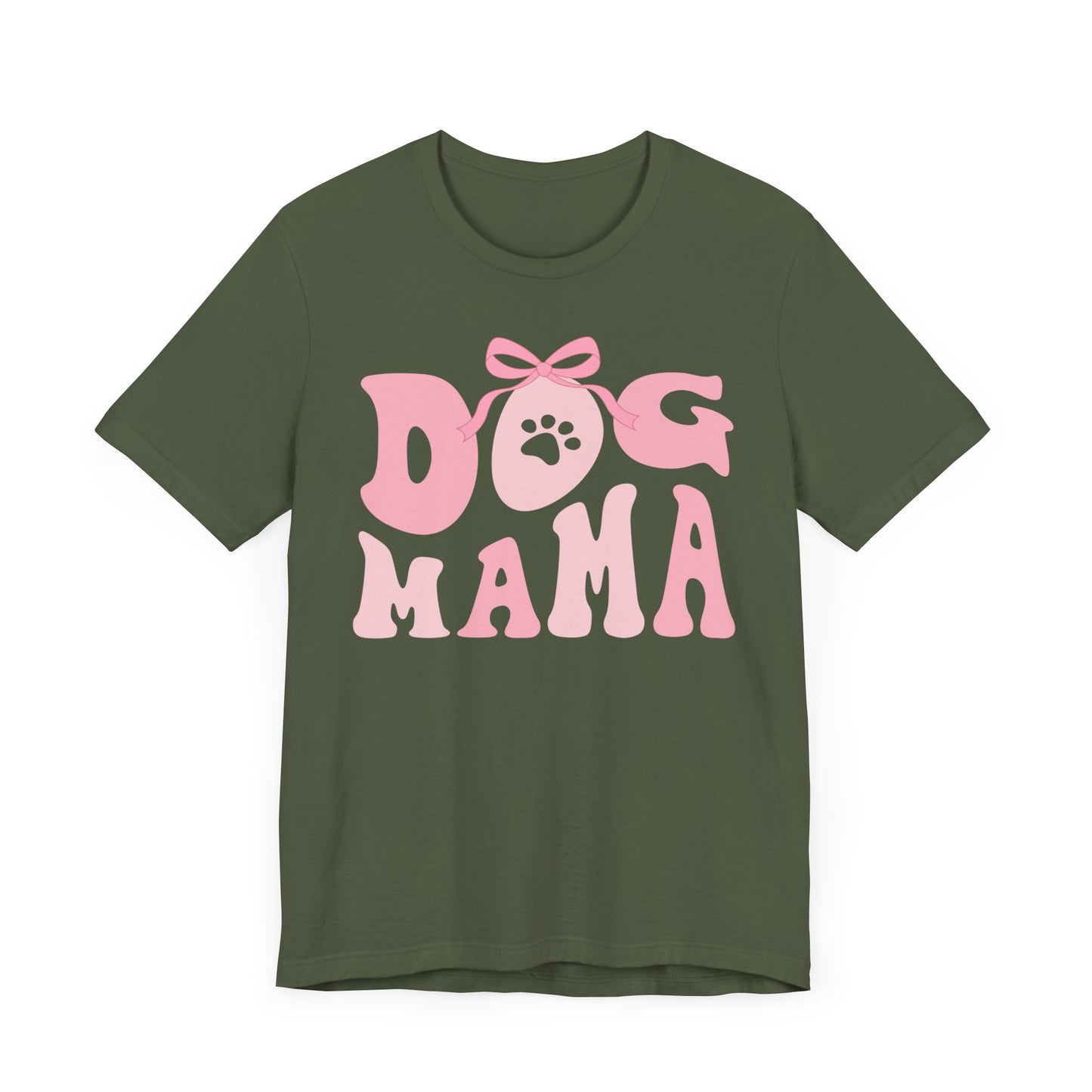 Dog Mom Unisex Jersey Short Sleeve Tee. Gift for a Dog loving Mom.