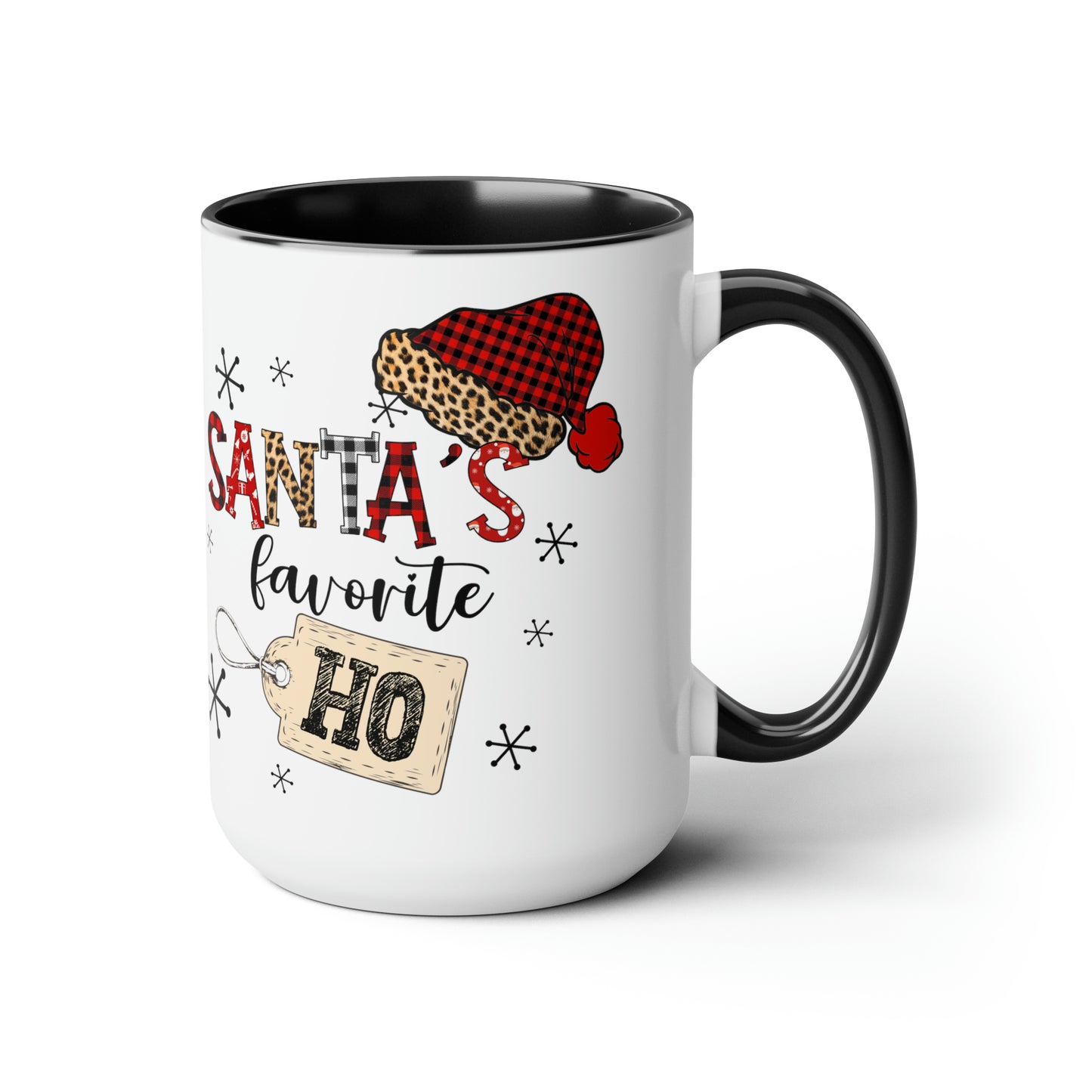 Santa's Favorite Ho | Fun Christmas Mug | Coffee Mugs, 15oz | 2 colors to choose from