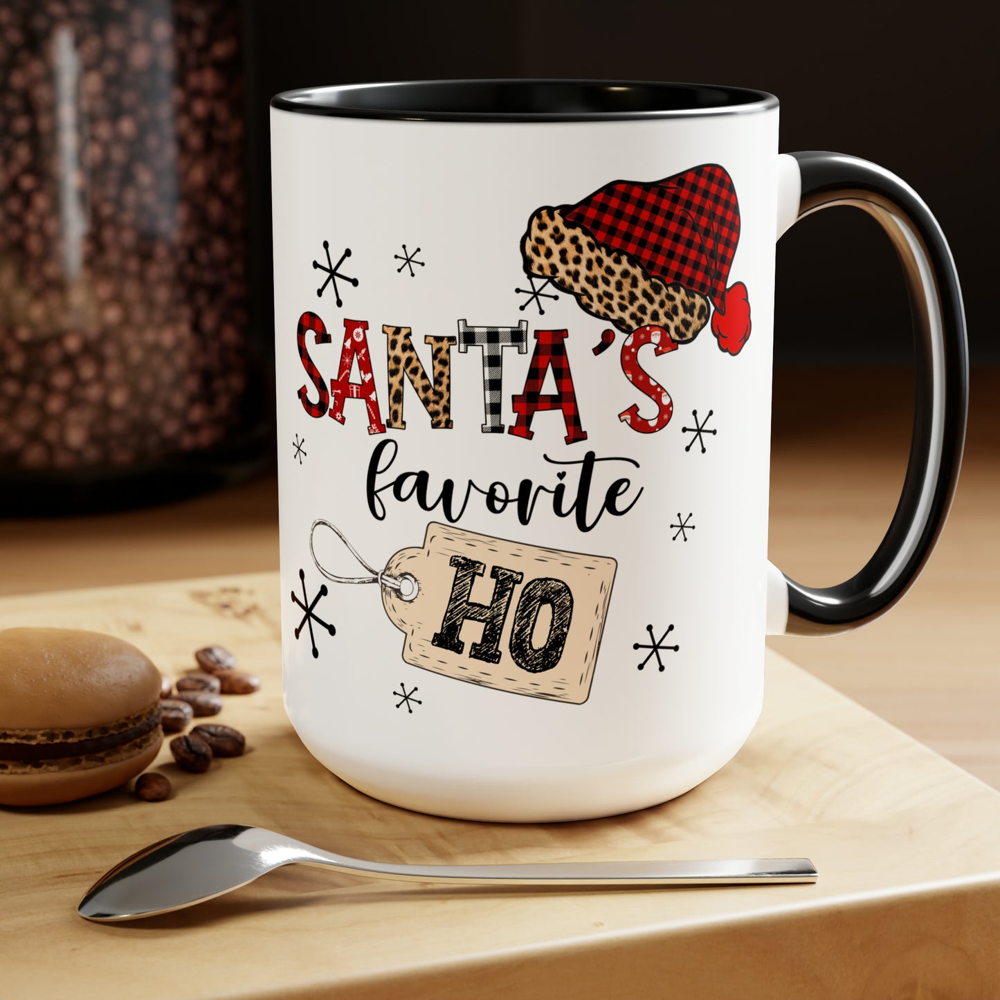 Santa's Favorite Ho | Fun Christmas Mug | Coffee Mugs, 15oz | 2 colors to choose from
