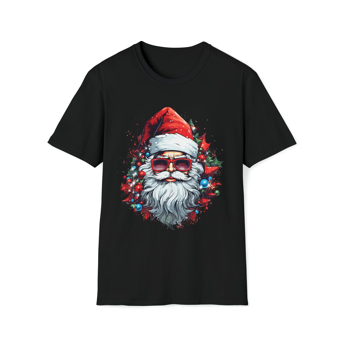 Vintage Retro Santa t-shirt, Holiday Clothing, Vintage Santa, Retro Christmas Santa, Christmas t-shirt for holiday