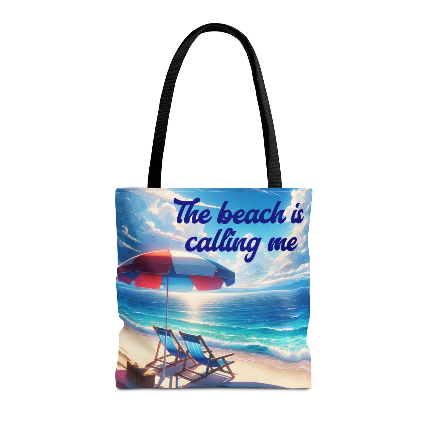 The Beach is Calling Me design Tote Bag