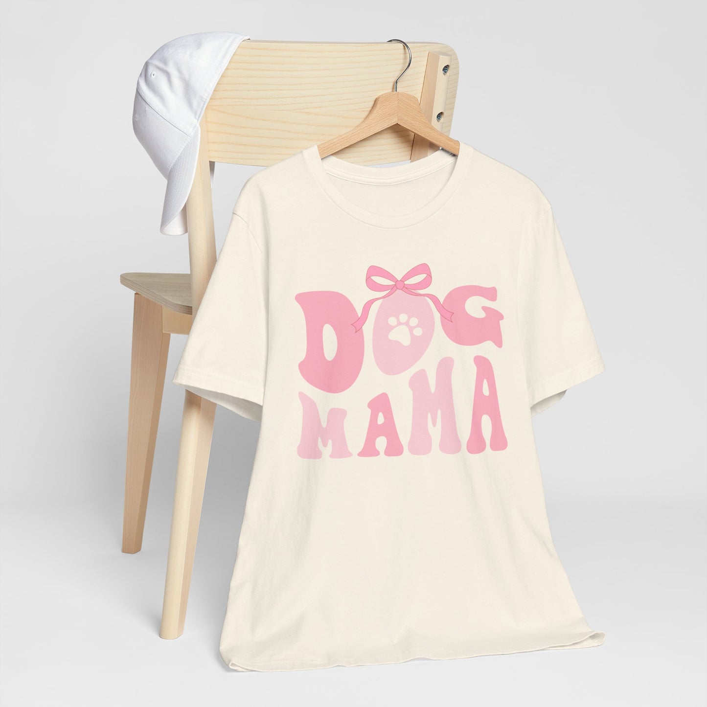 Dog Mom Unisex Jersey Short Sleeve Tee. Gift for a Dog loving Mom.