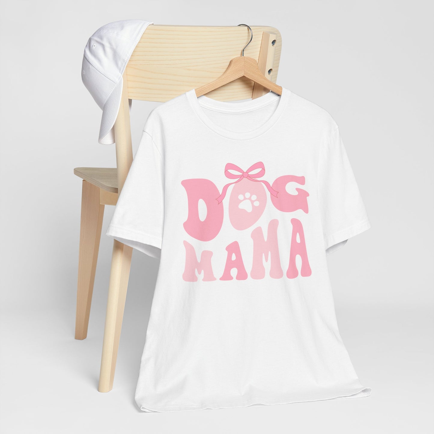 Dog Mom Unisex Jersey Short Sleeve Tee. Gift for a Dog loving Mom.