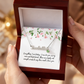 To Mom - Name Necklace with birthstone.