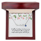 To Mom - Name Necklace with birthstone.