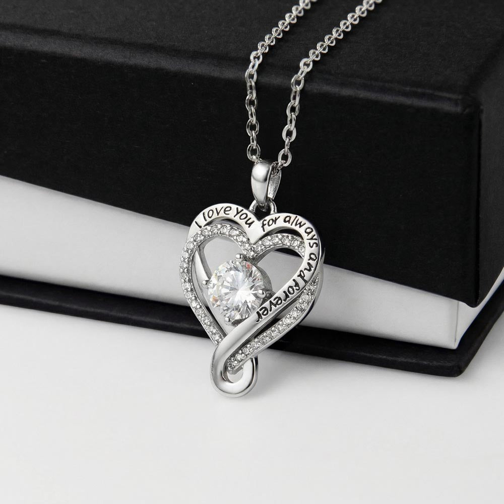 To the love of my life. Love always necklace.