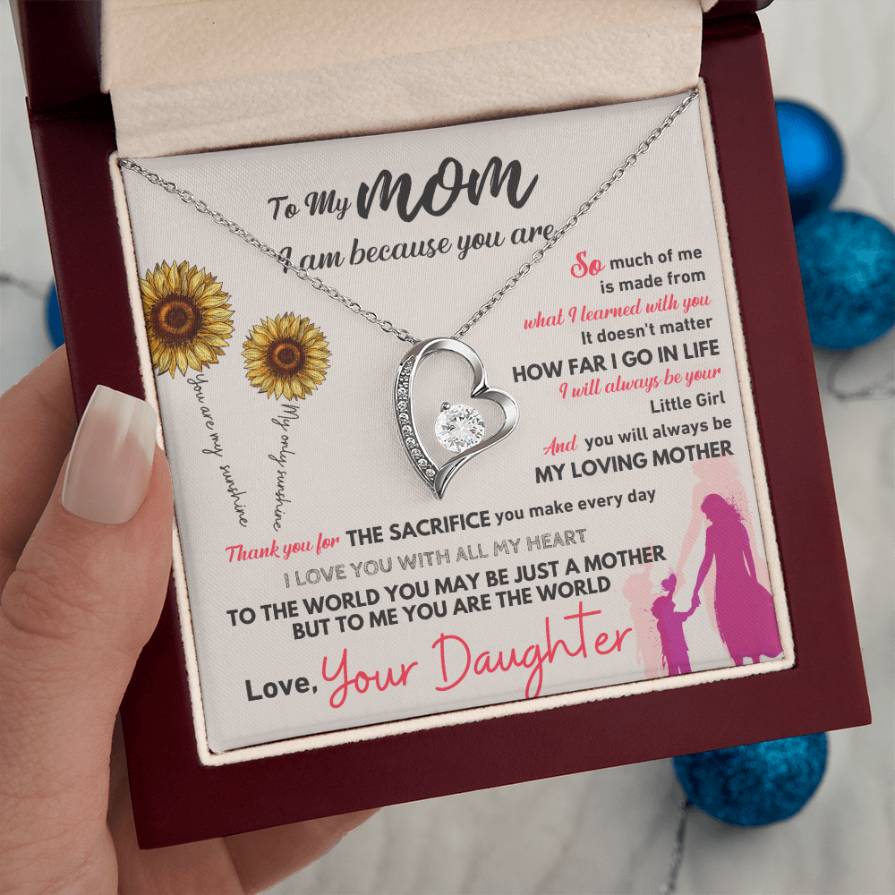 To my mom with love from daughter