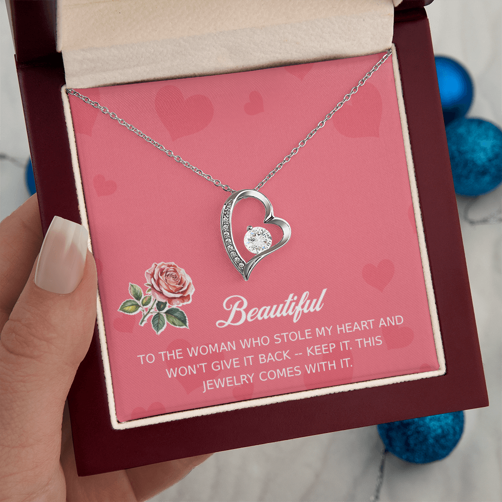 Beautiful. Forever Love necklace