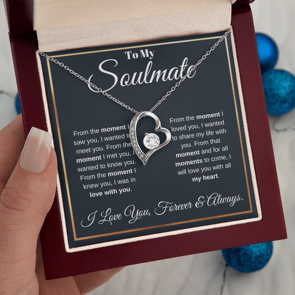 To my soulmate - Forever love necklace