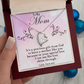 To My Mom Forever love necklace