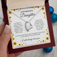 My beautiful daughter forever love necklace