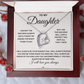 To daughter from Dad - Forever Love Necklace