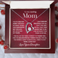 To my loving Mom forever love necklace