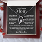 To Mom from Son - Forever Love necklace
